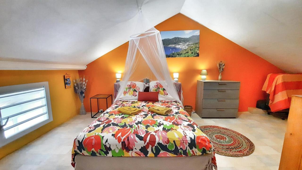 Studio T1 Bis La Belle Vue, Vue Mer, Wifi, Plage A 50M Le Moule Dış mekan fotoğraf