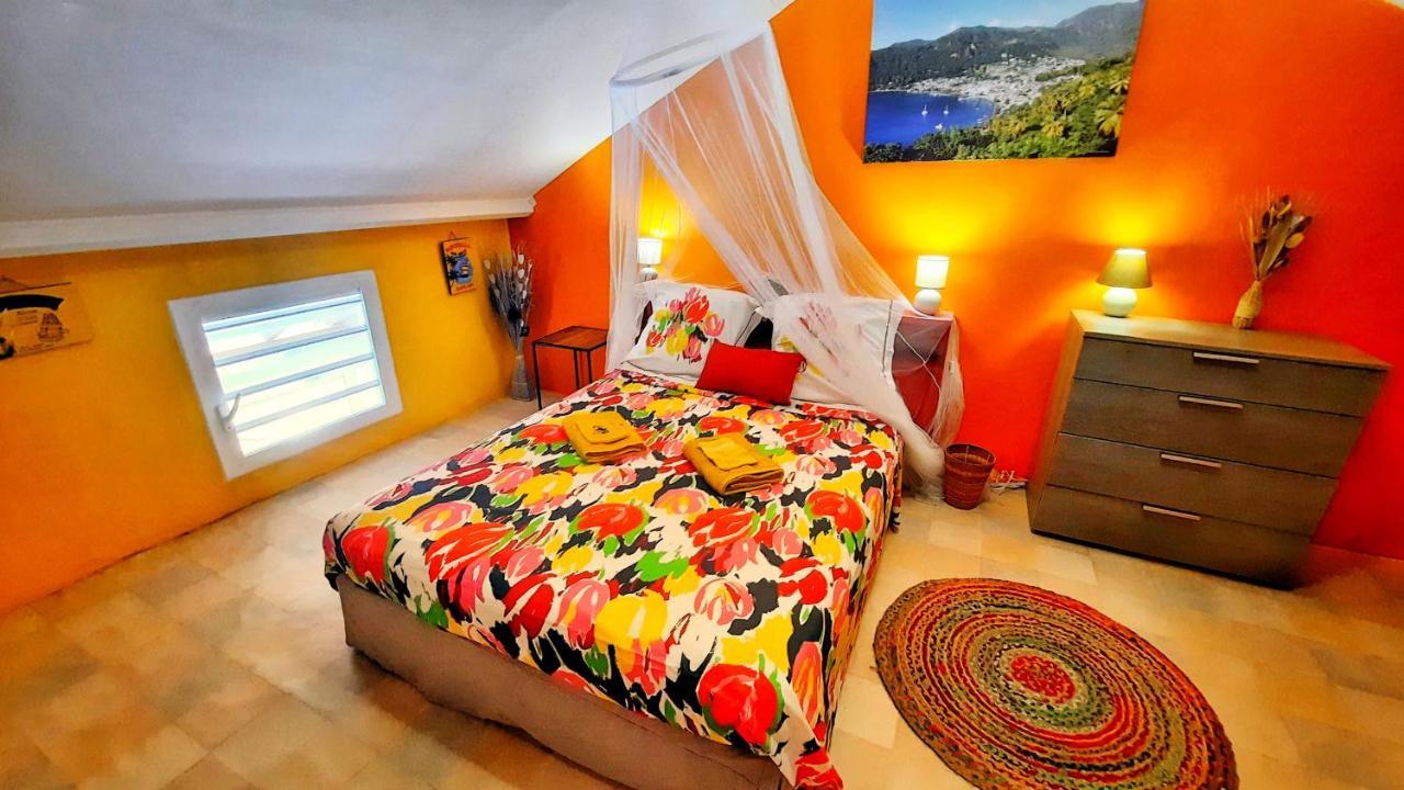 Studio T1 Bis La Belle Vue, Vue Mer, Wifi, Plage A 50M Le Moule Dış mekan fotoğraf